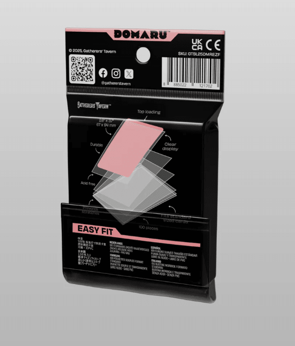 CARD SLEEVES: STANDARD DOMARU EASY FIT- CLEAR OUTER SLEEVES2