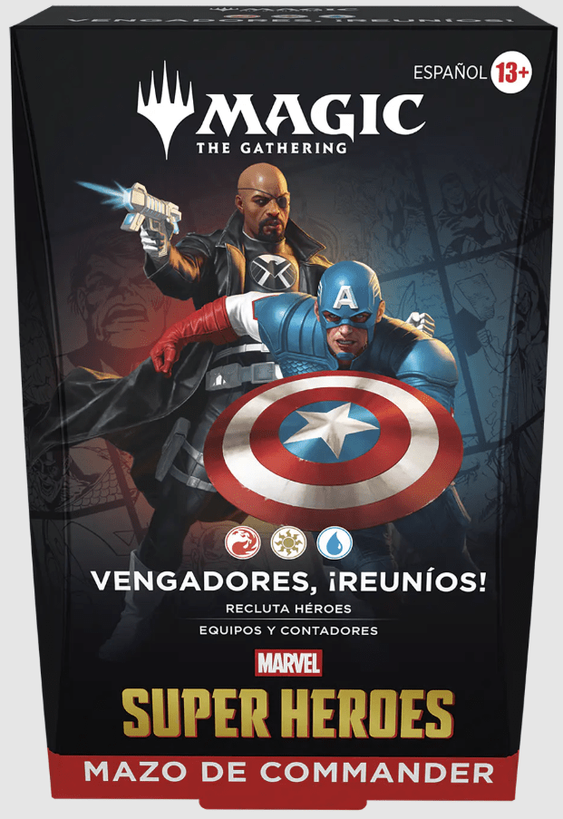 MTG: SPANISH UNIVERSES BEYOND- MARVEL SUPER HEROES COMMANDER - AVENGERS ASSEMBLE1