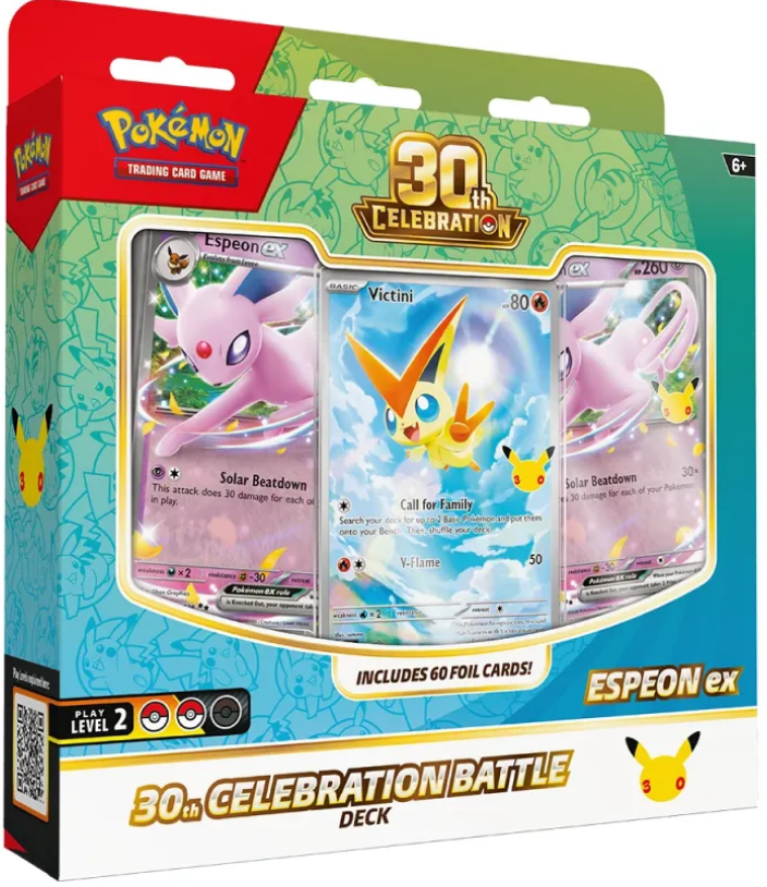 POKEMON TCG: 30TH CELEBRATION- BATTLE DECK- ESPEOR EX1