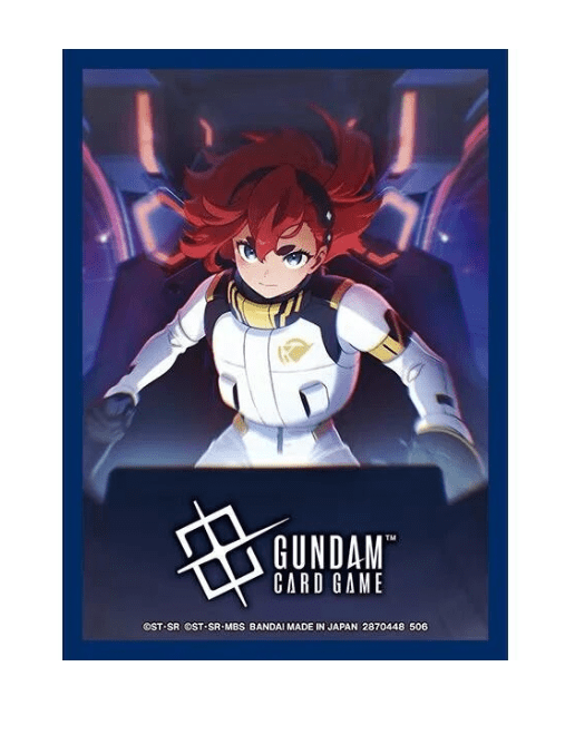 GUNDAM CARD GAME OFFICIAL CARD PROTECTORS SERIES 02 - SULETTA MERCURY1