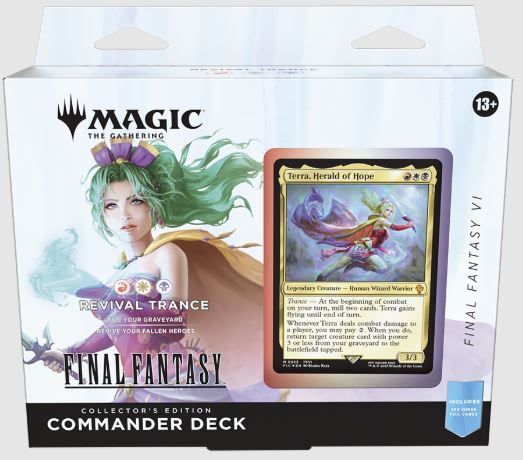 MTG: UNIVERSES BEYOND- FINAL FANTASY COMMANDER DECK, COLLECTOR EDITION - REVIVAL TRANCE1