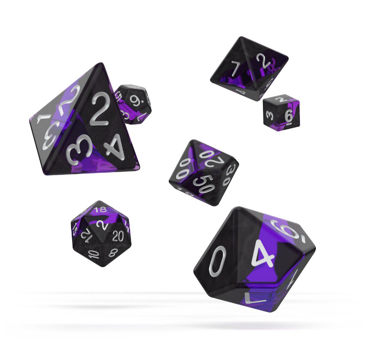 OAKIE DOAKIE - SET 7 DADOS: ENCLAVE/AMETHYST1