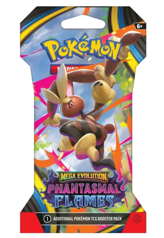 POKEMON TCG: SPANISH MEGA EVOLUTION 02 PHANTASMAL FLAMES- SLEEVED BOOSTER1