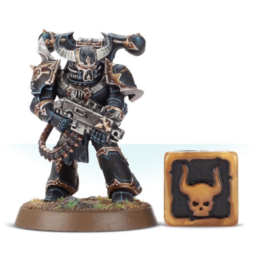 CHAOS SPACE MARINES DICE SET4