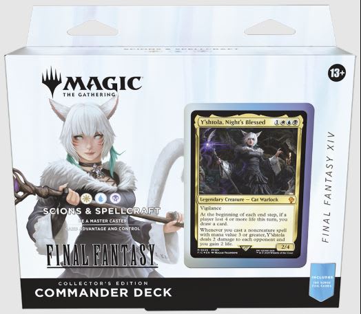 MTG: UNIVERSES BEYOND- FINAL FANTASY COMMANDER DECK, COLLECTOR EDITION - SCIONS & SPELLCASTER1
