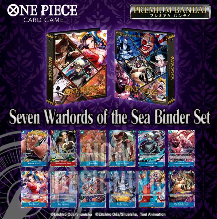 ONE PIECE TCG: SEVEN WARLORDS OF THE SEA BINDER SET1