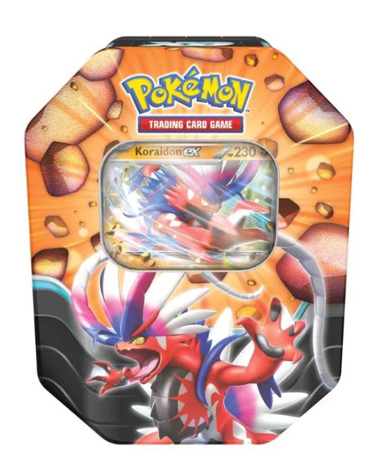 POKEMON TCG: SPANISH SLASHING LEGENDS TIN (KORAIDON EX)1