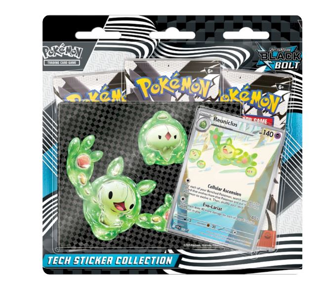 POKEMON TCG: SPANISH SCARLET & VIOLET 10.5 BLACK BOLT- TECH STICKER COLLECTION1