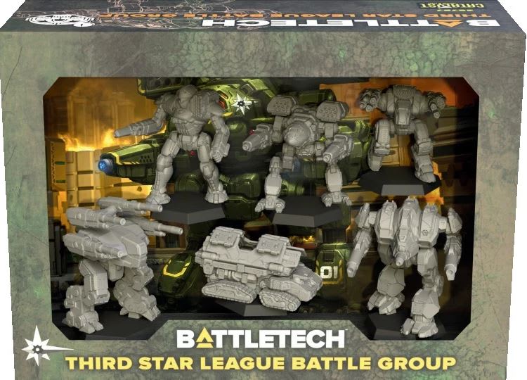 BATTLETECH: MINIATURE FORCE PACK- THIRD STAR LEAGUE BATTLE GROUP1