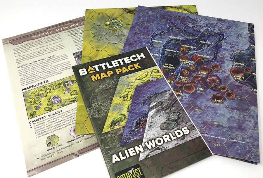 BATTLETECH MAP PACK- ALIEN WORLDS1