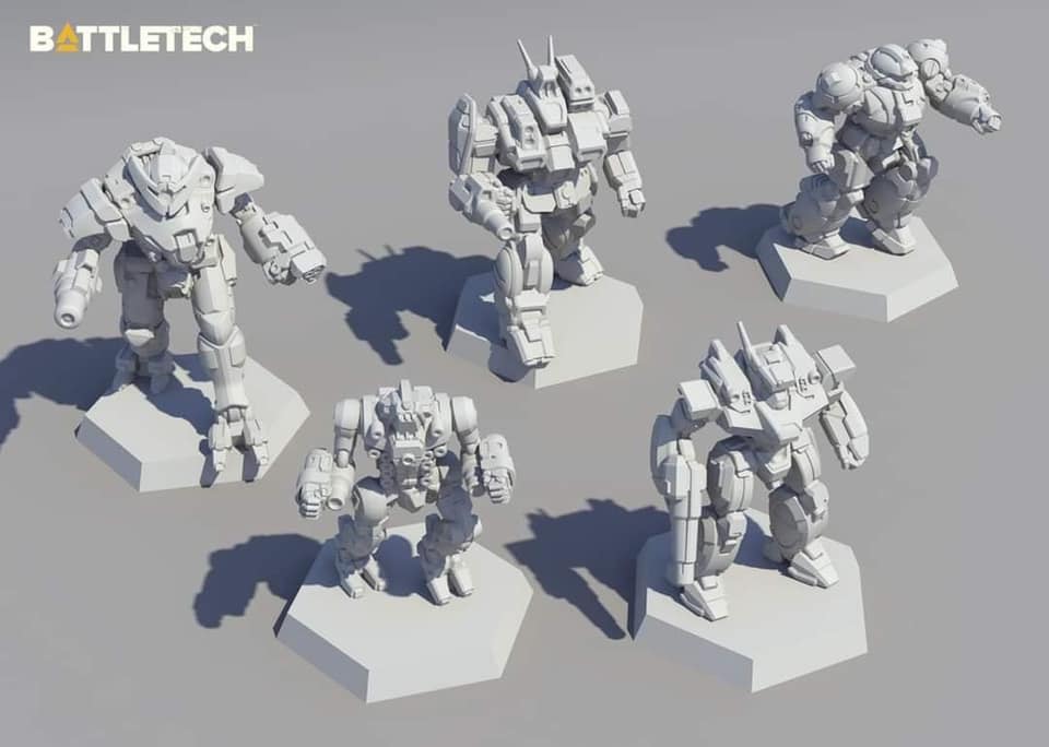 BATTLETECH CLAN STRIKER STAR MINIATURES PACK1
