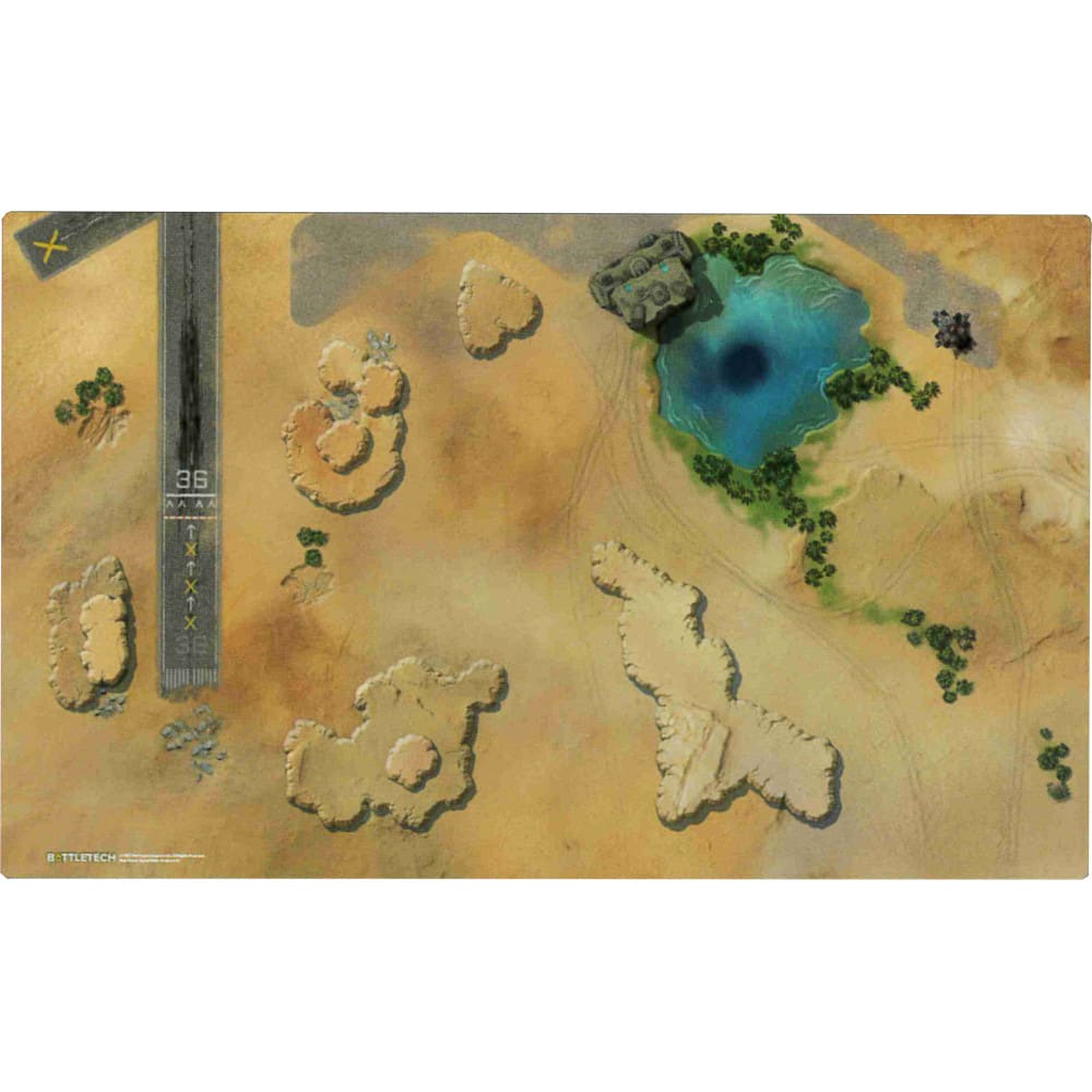 BATTLETECH: BATTLE MAT- ALPHA STRIKE- AERO BASE 21