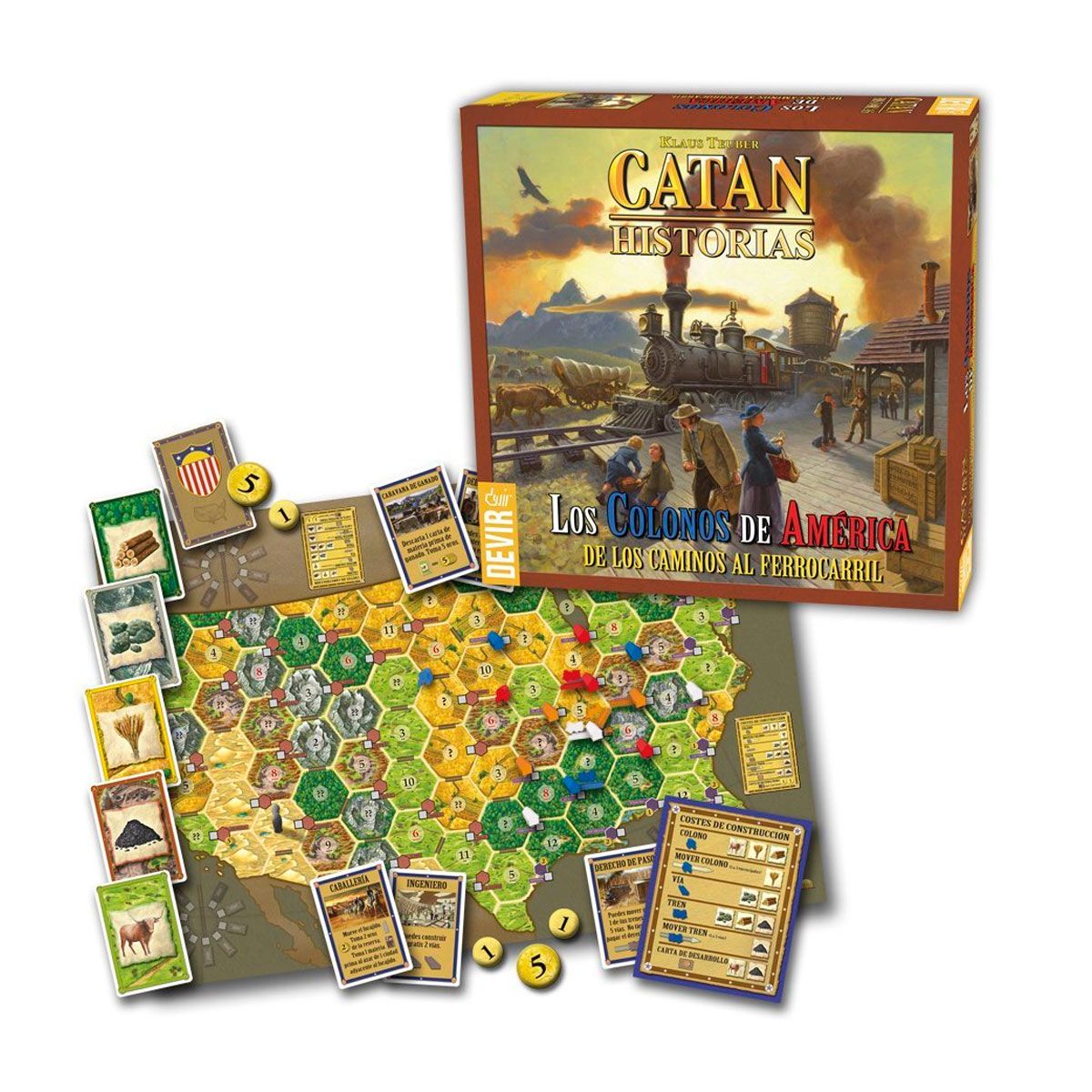 CATAN HISTORIAS: LOS COLONOS DE AMERICA (ESPAÑOL)2