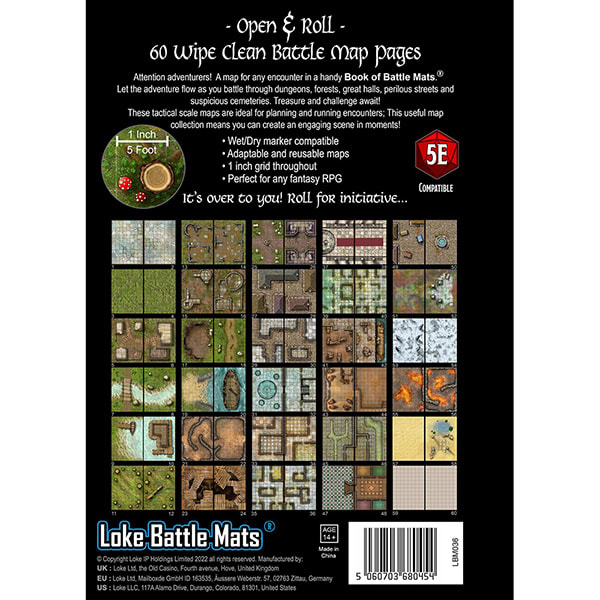 BATTLE MAT: BIG BOOK OF BATTLE MATS, REVISED2