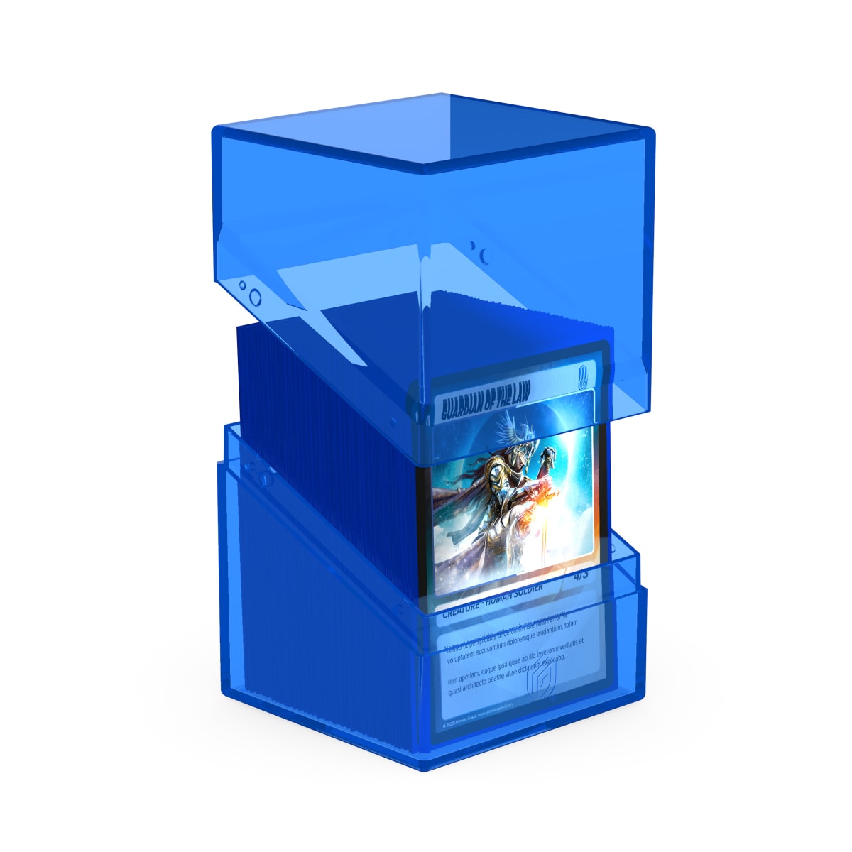 DECK CASE: BOULDER 100+ STANDARD SIZE- CLEAR SAPPHIRE1