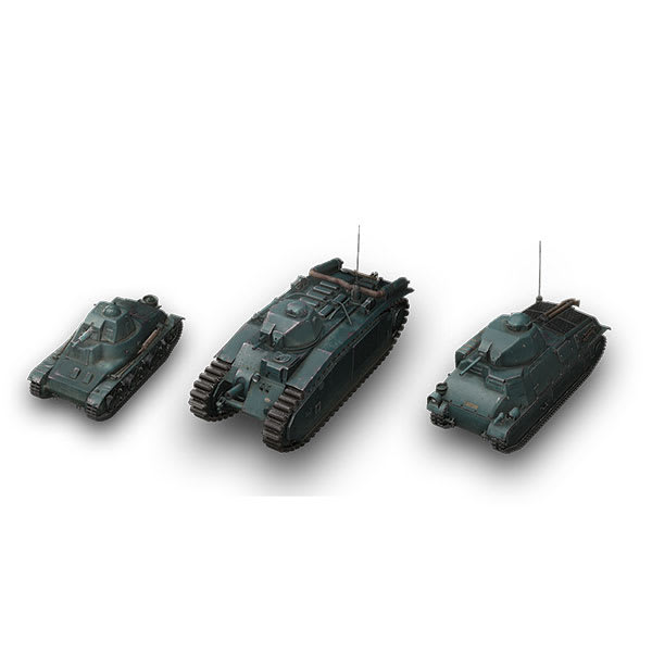 WORLD OF TANKS: MAGINOT LINE TANK PLATOON (HOTCHKISS H35, SOMUA S35, B1)1