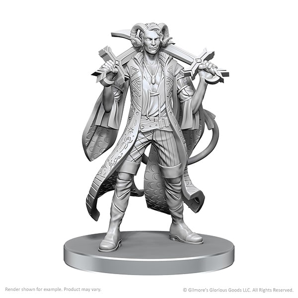 CRITICAL ROLE UNPAINTED MINIATURES: WAVE 26- MOLLYMAUK TEALEAF & CADUCEUS CLAY2