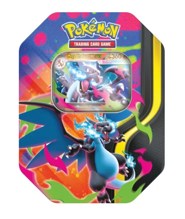 POKEMON TCG: SPANISH MEGA CHARIZARD X - TIN CASE1