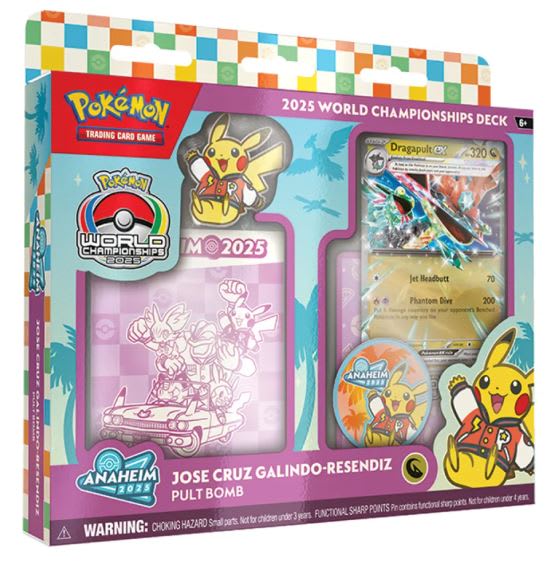 POKEMON TCG: 2025 WORLD CHAMPIONSHIP DECK - JOSE CRUZ GALINDO RESENDIZ (USA)1