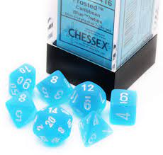 7-Die Set Mini Frosted Caribbean Blue/White1