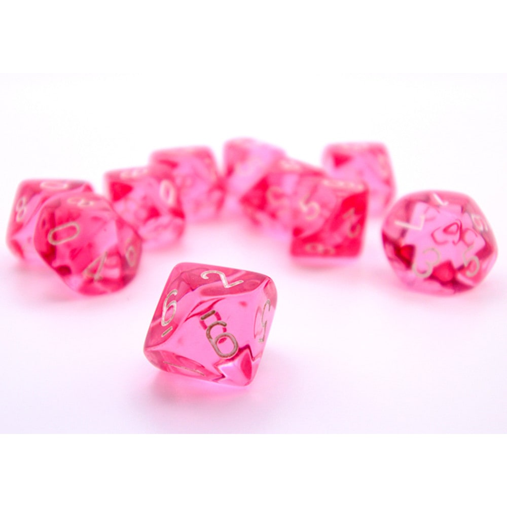 10d10 Translucent Pink/White1