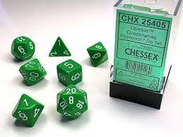 7-Die Set Opaque Green/White1