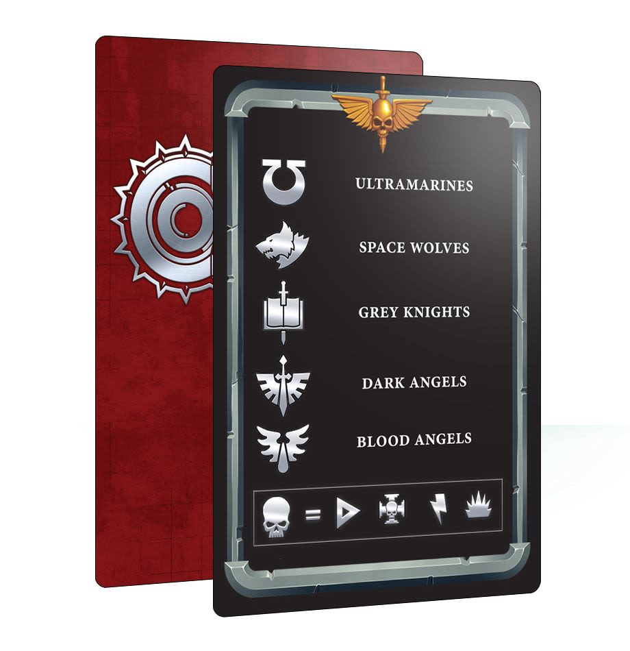 CITADEL COMBAT CARDS: S/MARINES + CHAOS4