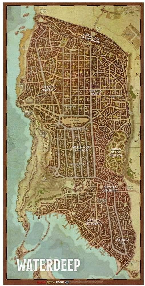 DUNGEONS AND DRAGONS MAPA DE LA CIUDAD DE WATERDEEP1