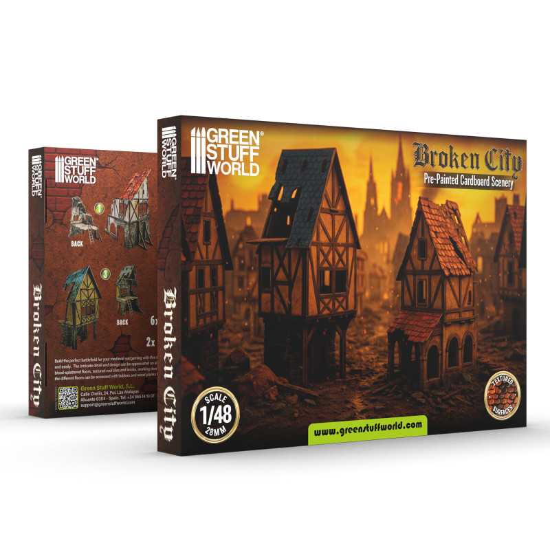 ESCENOGRAFIA CARTON BROKEN CITY / BROKEN CITY CARDBOARD SCENERY1