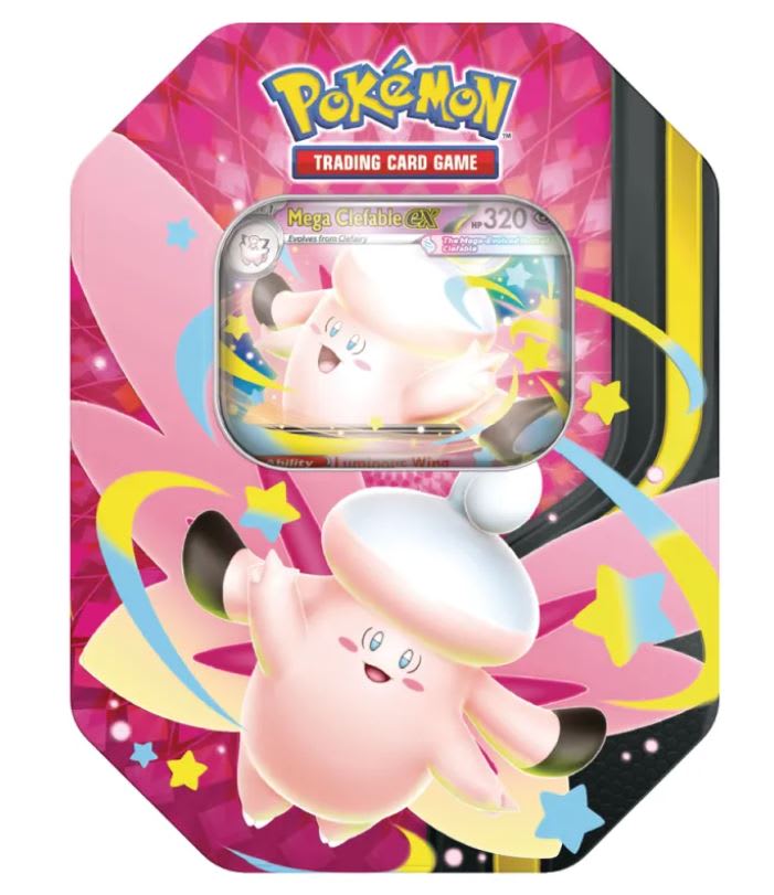 POKEMON TCG: MEGA MOONLIT TIN CASE - MEGA CLAFEABLE1