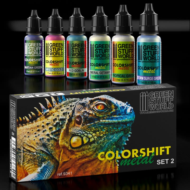 SET PINTURA - PAINT SET - COLORSHIFT CHAMALEON 21
