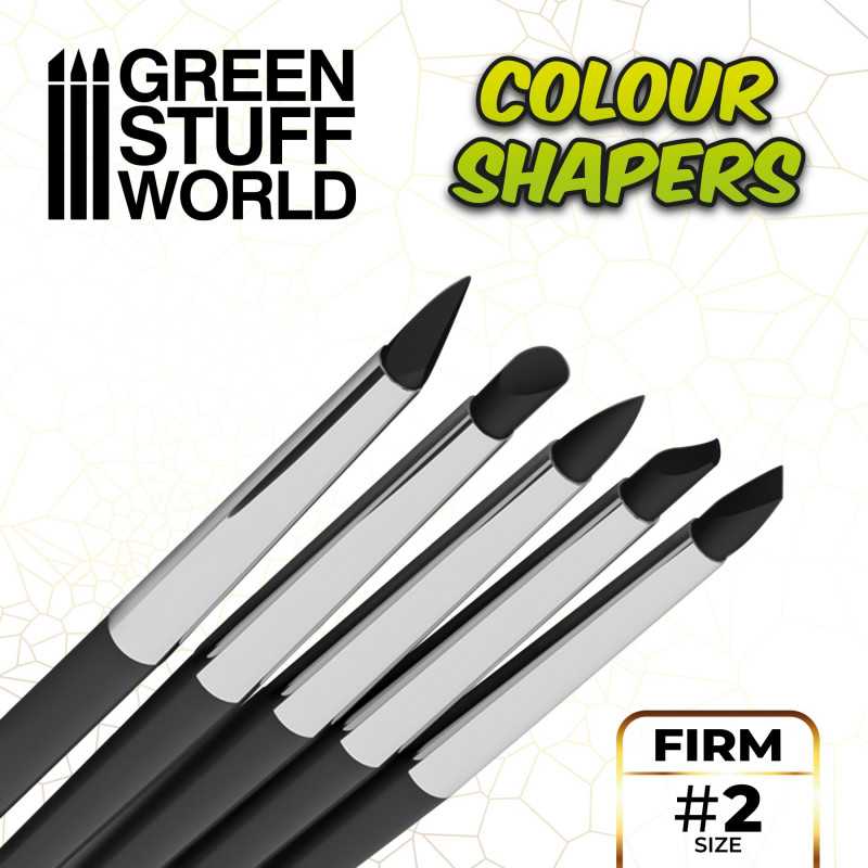 Pinceles Silicona - Tamaño 2 - NEGRO FIRM1