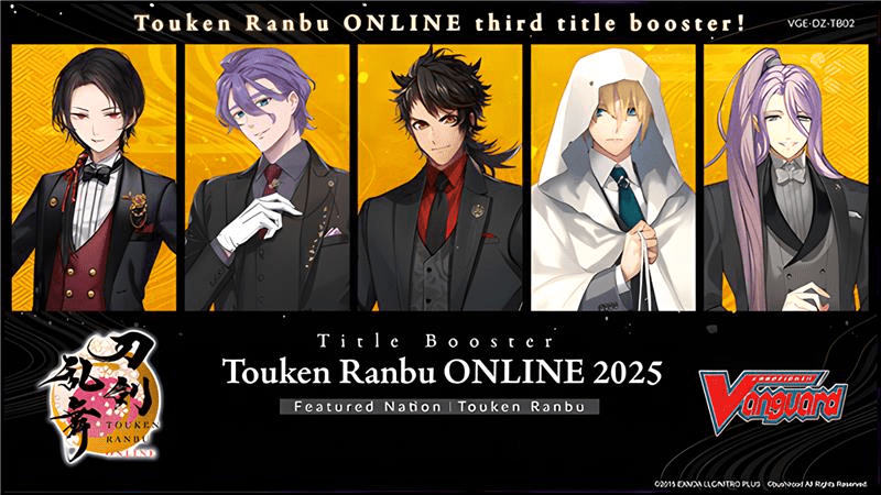 CARDFIGHT VANGUARD: TOUKEN RANBU ONLINE 2025 TITLE BOOSTER DISPLAY1
