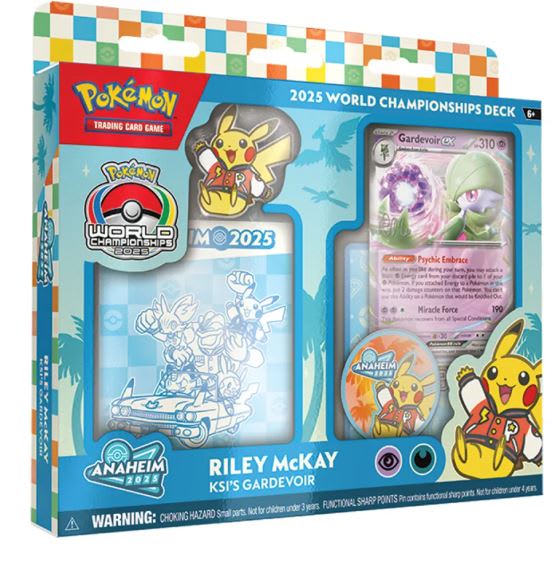 POKEMON TCG: 2025 WORLD CHAMPIONSHIP DECK - RILEY MCKAY (CANADA)1