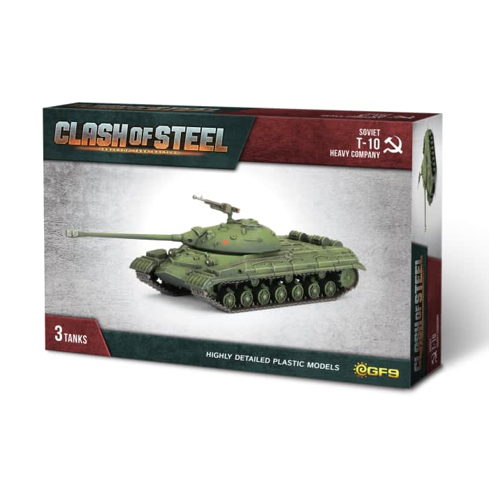 CLASH OF STEEL: SOVIET- T-10 HEAVY COMPANY (X3 PLASTIC)1