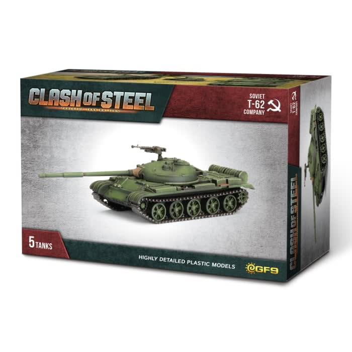 CLASH OF STEEL: SOVIET- T-62 COMPANY (X5 PLASTIC)1