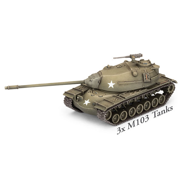 WORLD WAR 3: AMERICAN- STARTER FORCE- M48 PATTON TANK COMPANY (PLASTIC) - LIMITED EDITION5