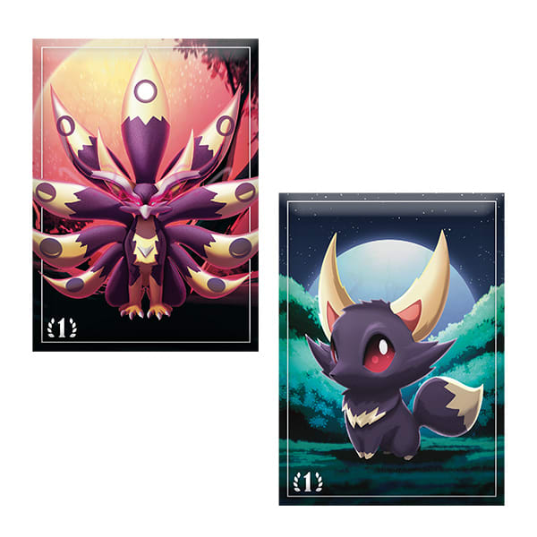 ELESTRALS: MOONRISE- CARD SLEEVES- VOLCLIPSE (60+40 CT)1