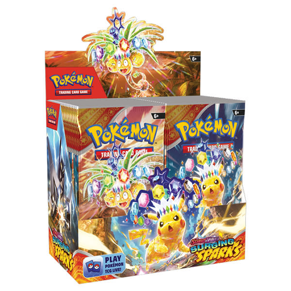 POKEMON TCG: SCARLET & VIOLET 08 SURGING SPARKS- BOOSTER DISPLAY1