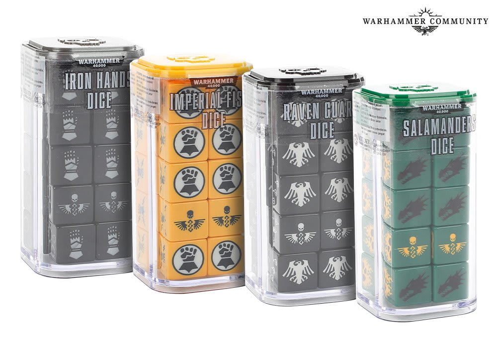 SALAMANDERS DICE SET1