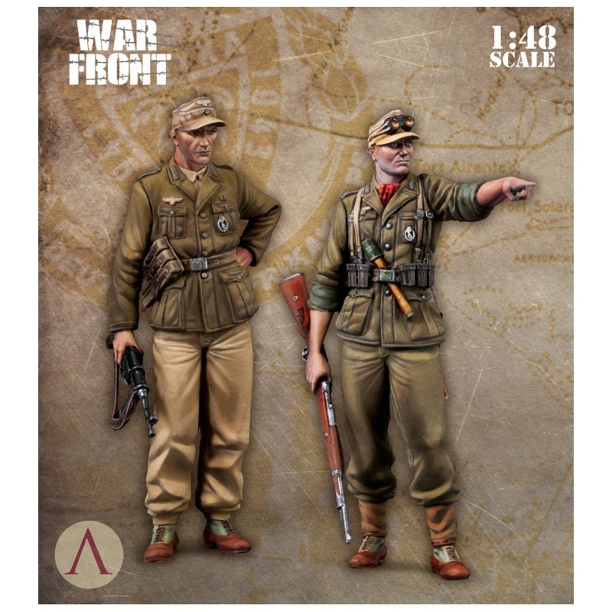 WARFRONT FIGURES 1:48: DAK SOLDIERS2