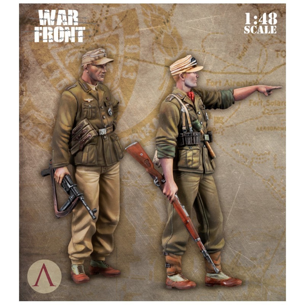 WARFRONT FIGURES 1:48: DAK SOLDIERS3