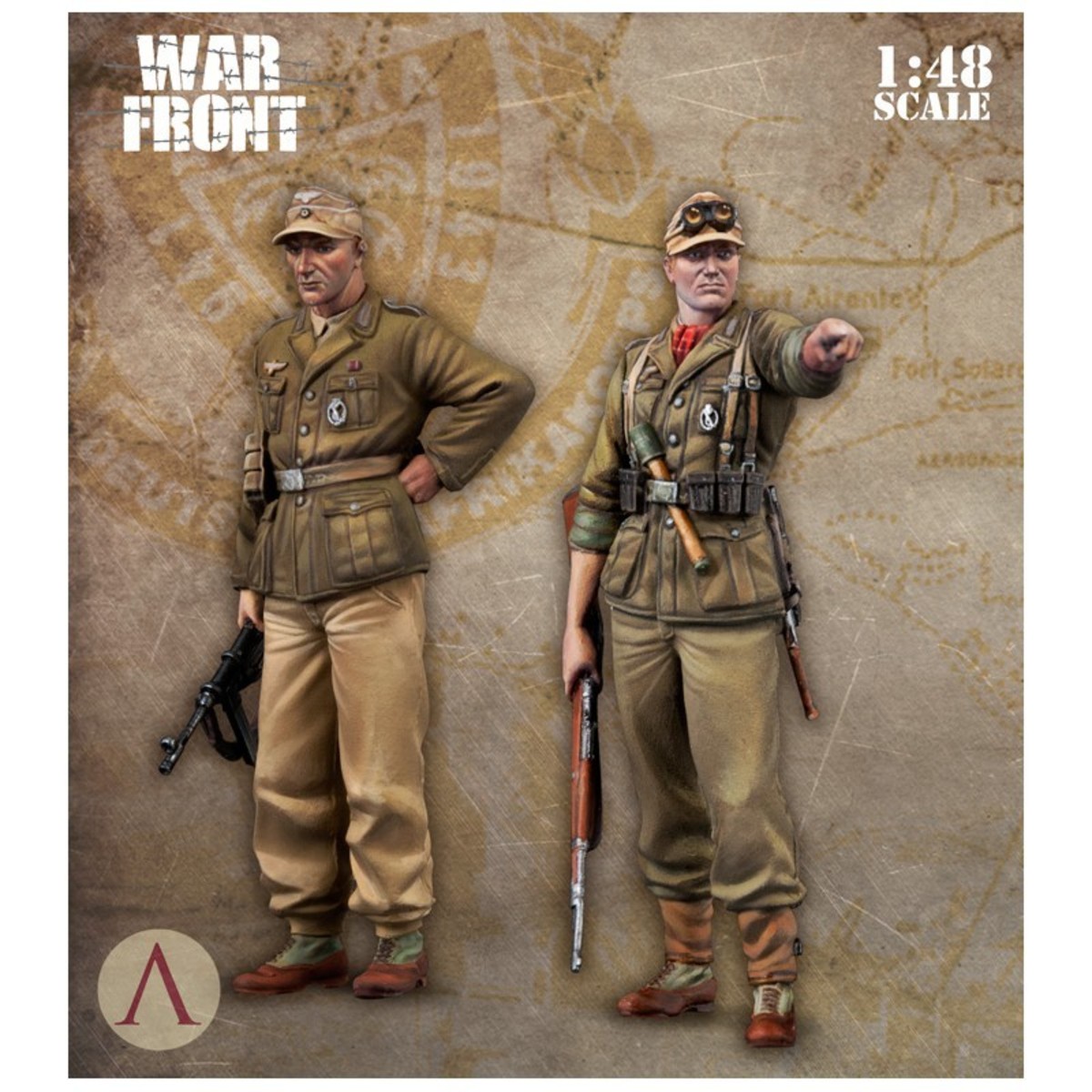 WARFRONT FIGURES 1:48: DAK SOLDIERS5