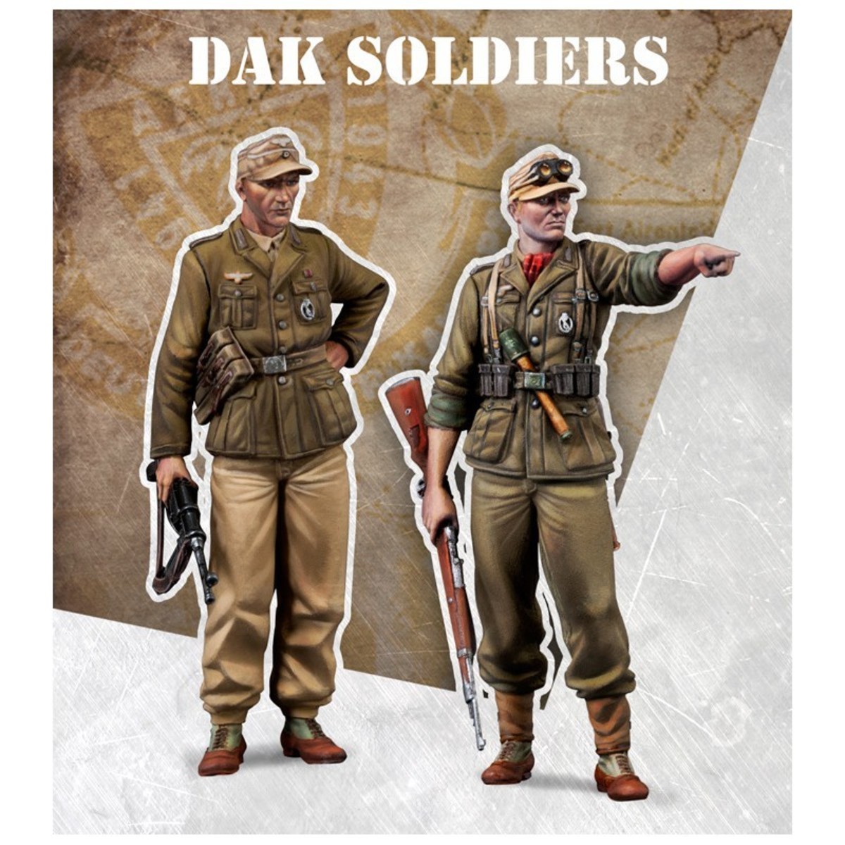 WARFRONT FIGURES 1:48: DAK SOLDIERS1