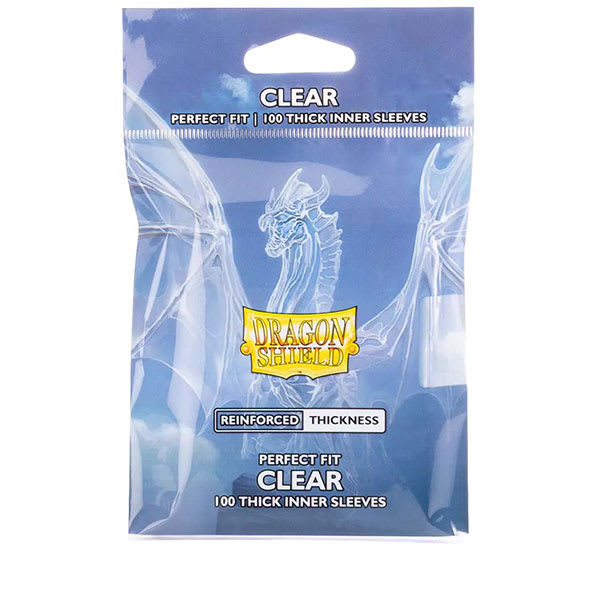 DRAGON SHIELD SLEEVES: PERFECT FIT STANDARD- THICK INNER SLEEVES- CLEAR (100 CT.)2