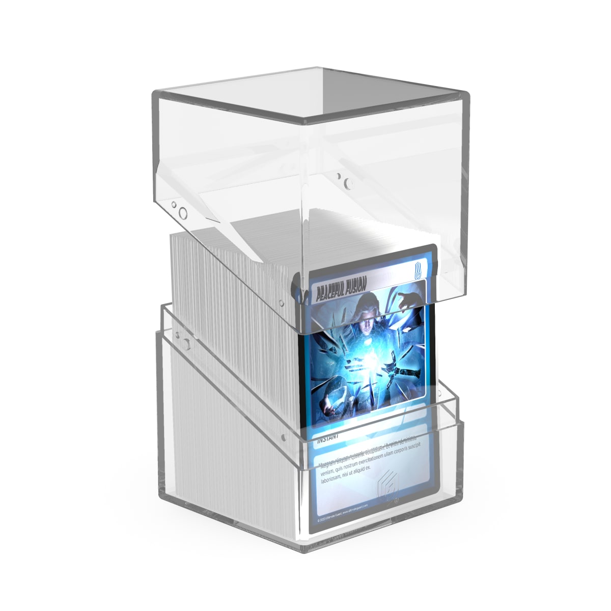 DECK CASE: BOULDER 100+ STANDARD SIZE- CLEAR TRANSPARENT1