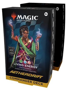 MTG: AETHERDRIFT COMMANDER DECK DISPLAY - LIVING ENERGY1