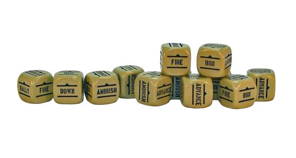 Bolt Action: Orders Dice pack - Sand1