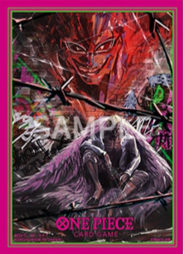 ONE PIECE TCG: OFFICIAL SLEEVES TCG+ STORES LIMITED EDITION VOL. 4 DONQUIXOTE DOFLAMINGO1
