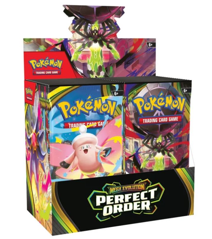POKEMON TCG: SPANISH MEGA EVOLUTION 03 PERFECT ORDER- BOOSTER DISPLAY1